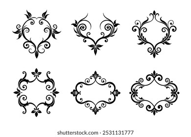 Hand drawn decorative border vector