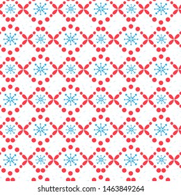 Hand drawn decorative Christmas theme pattern