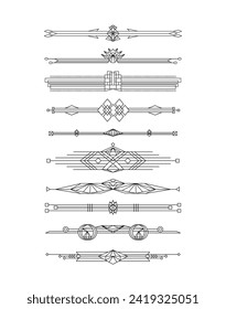 Hand drawn decorative divider collection