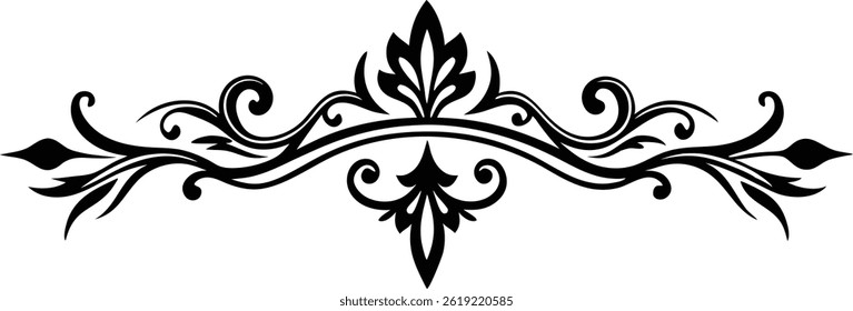 Hand Drawn Decorative Divider Vector Art Elegant Line Elements for Invitations and Design Projects