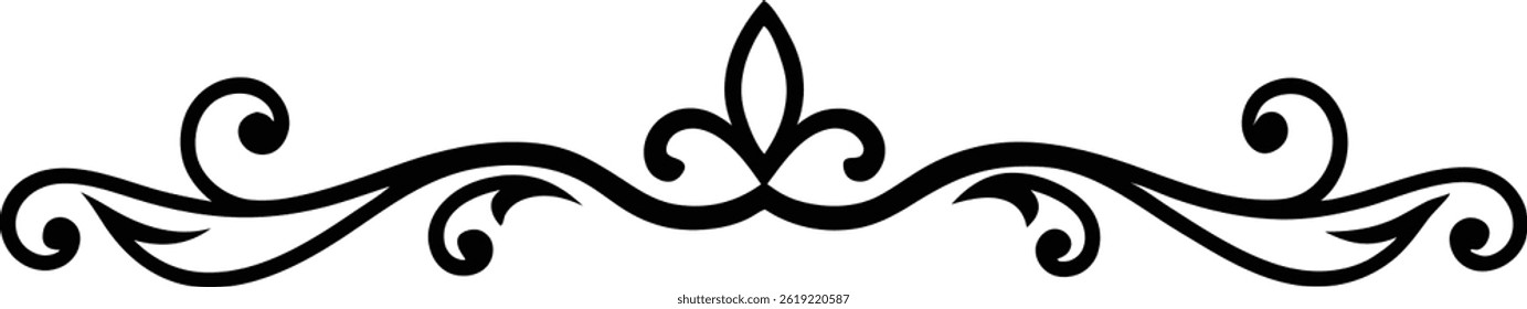 Hand Drawn Decorative Divider Vector Art Elegant Line Elements for Invitations and Design Projects