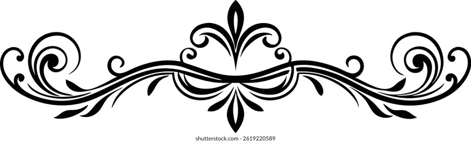 Hand Drawn Decorative Divider Vector Art Elegant Line Elements for Invitations and Design Projects