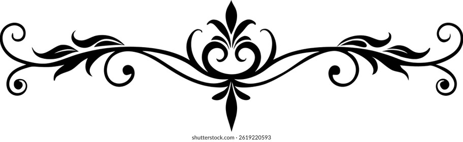 Hand Drawn Decorative Divider Vector Art Elegant Line Elements for Invitations and Design Projects