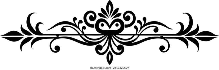 Hand Drawn Decorative Divider Vector Art Elegant Line Elements for Invitations and Design Projects