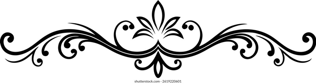 Hand Drawn Decorative Divider Vector Art Elegant Line Elements for Invitations and Design Projects