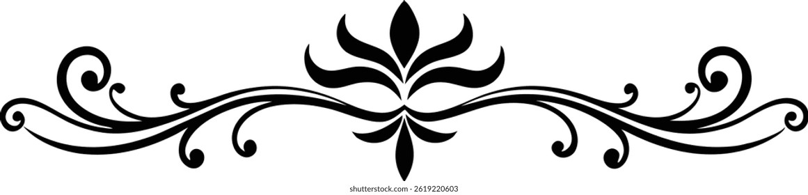 Hand Drawn Decorative Divider Vector Art Elegant Line Elements for Invitations and Design Projects