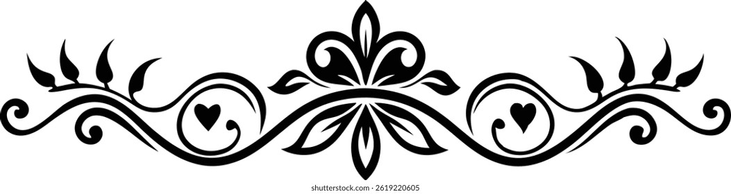 Hand Drawn Decorative Divider Vector Art Elegant Line Elements for Invitations and Design Projects