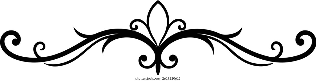 Hand Drawn Decorative Divider Vector Art Elegant Line Elements for Invitations and Design Projects
