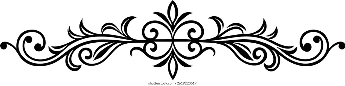 Hand Drawn Decorative Divider Vector Art Elegant Line Elements for Invitations and Design Projects