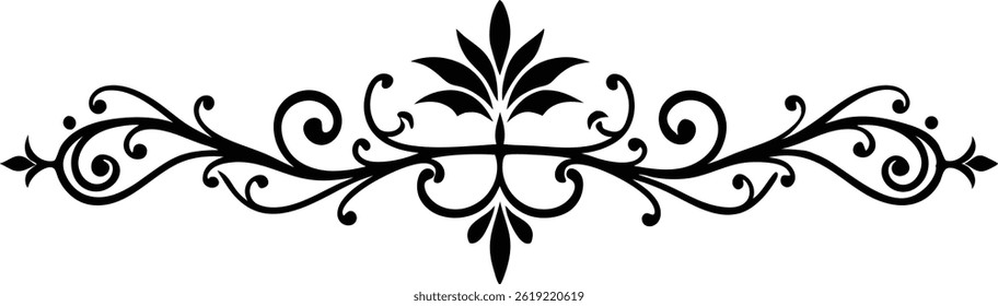 Hand Drawn Decorative Divider Vector Art Elegant Line Elements for Invitations and Design Projects