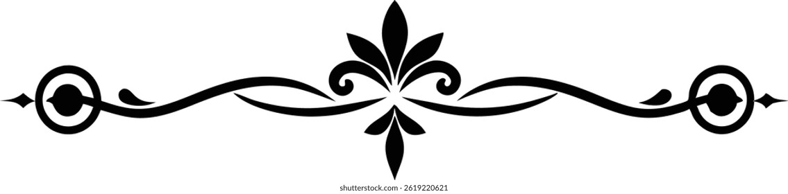 Hand Drawn Decorative Divider Vector Art Elegant Line Elements for Invitations and Design Projects