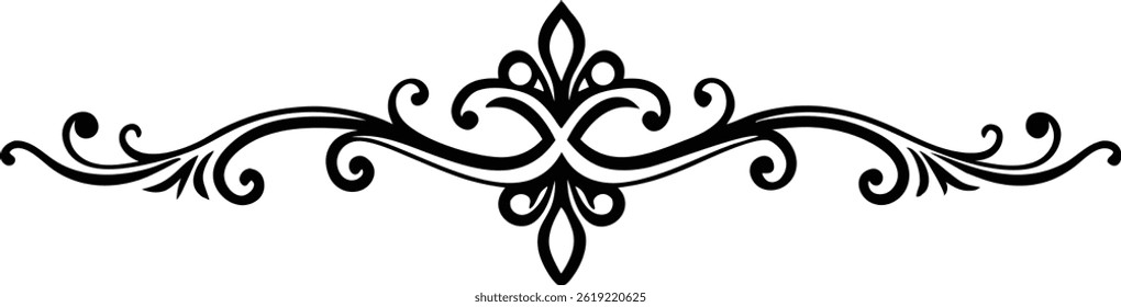 Hand Drawn Decorative Divider Vector Art Elegant Line Elements for Invitations and Design Projects
