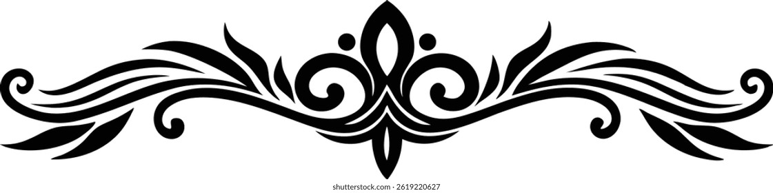 Hand Drawn Decorative Divider Vector Art Elegant Line Elements for Invitations and Design Projects