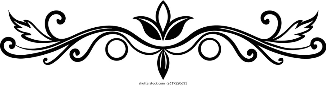 Hand Drawn Decorative Divider Vector Art Elegant Line Elements for Invitations and Design Projects