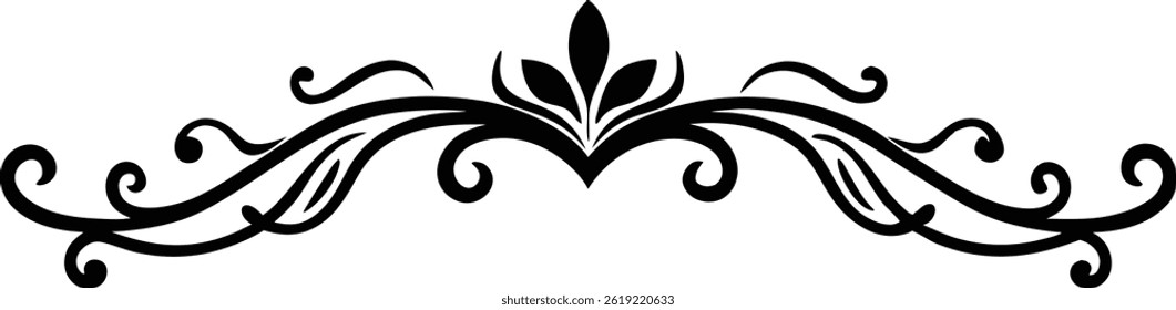 Hand Drawn Decorative Divider Vector Art Elegant Line Elements for Invitations and Design Projects