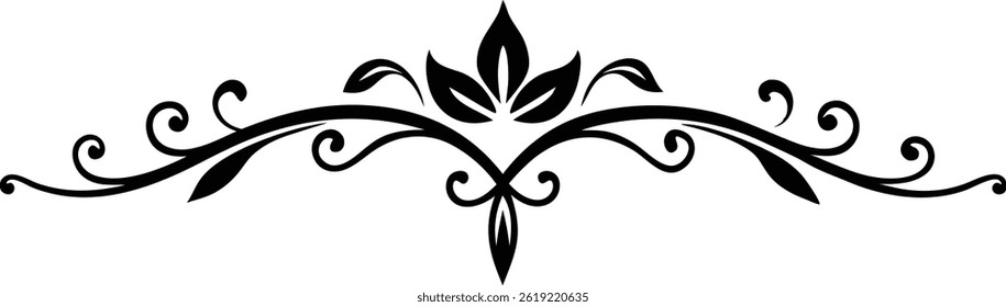 Hand Drawn Decorative Divider Vector Art Elegant Line Elements for Invitations and Design Projects
