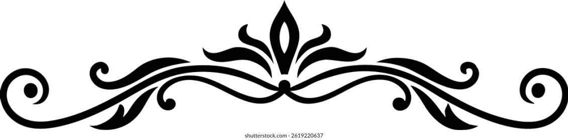 Hand Drawn Decorative Divider Vector Art Elegant Line Elements for Invitations and Design Projects
