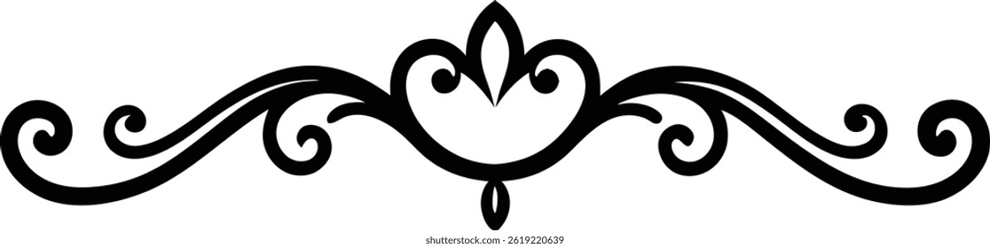 Hand Drawn Decorative Divider Vector Art Elegant Line Elements for Invitations and Design Projects