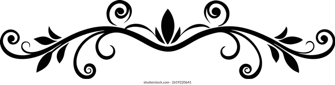 Hand Drawn Decorative Divider Vector Art Elegant Line Elements for Invitations and Design Projects