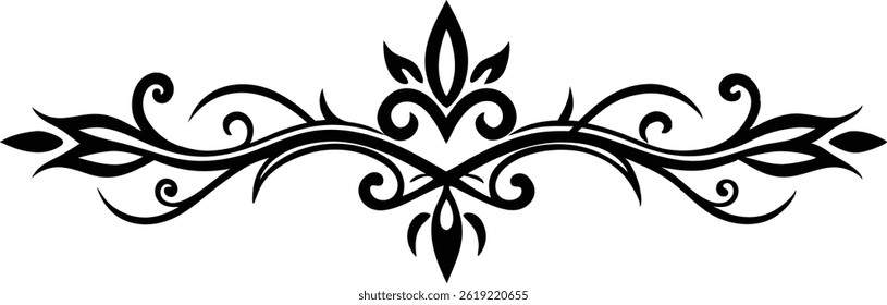 Hand Drawn Decorative Divider Vector Art Elegant Line Elements for Invitations and Design Projects