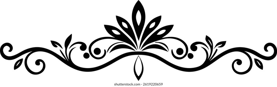 Hand Drawn Decorative Divider Vector Art Elegant Line Elements for Invitations and Design Projects