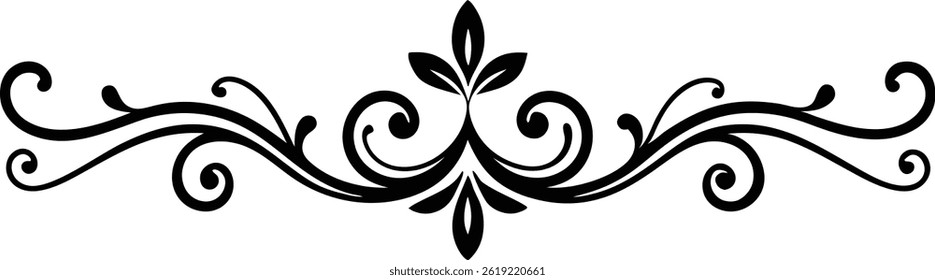 Hand Drawn Decorative Divider Vector Art Elegant Line Elements for Invitations and Design Projects