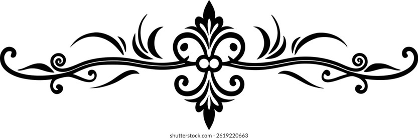 Hand Drawn Decorative Divider Vector Art Elegant Line Elements for Invitations and Design Projects