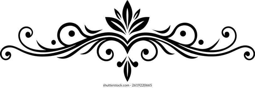 Hand Drawn Decorative Divider Vector Art Elegant Line Elements for Invitations and Design Projects