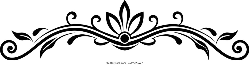 Hand Drawn Decorative Divider Vector Art Elegant Line Elements for Invitations and Design Projects