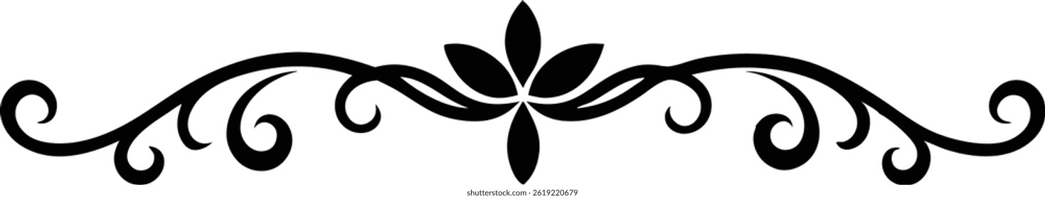 Hand Drawn Decorative Divider Vector Art Elegant Line Elements for Invitations and Design Projects