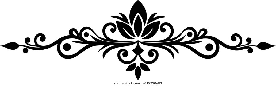 Hand Drawn Decorative Divider Vector Art Elegant Line Elements for Invitations and Design Projects