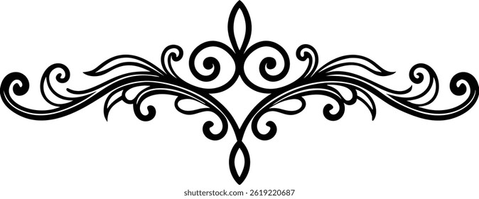 Hand Drawn Decorative Divider Vector Art Elegant Line Elements for Invitations and Design Projects