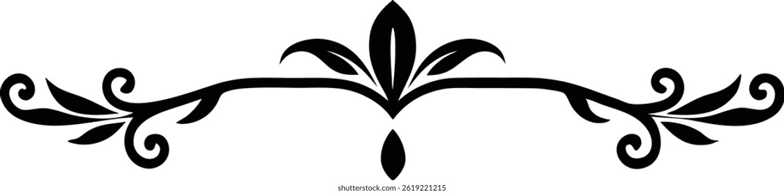 Hand Drawn Decorative Divider Vector Art Elegant Line Elements for Invitations and Design Projects