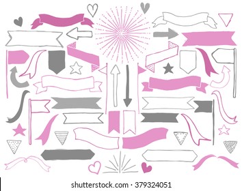 Hand Drawn Decorative Elements. Vol. 2
