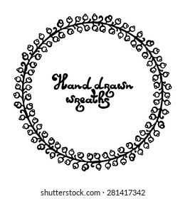 Hand drawn decorative frame.