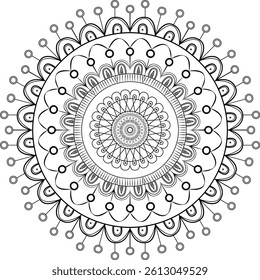 Hand drawn decorative mandala collection