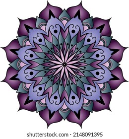 Hand drawn decorative mandala design collection