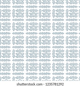 Hand drawn decorative seamless vector pattern.
Endless vector background.