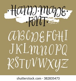 Hand drawn decorative vector ABC letters. Nice typography for your design. Hand lettering and custom typography for your designs: t-shirts, for posters, cards, etc.

