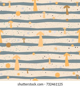 Hand Drawn Design with arrows. Great for wall art design, gift paper, wrapping, fabric, textile, etc.