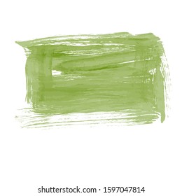 Hand drawn design element of green. Grunge ink pen - vector Brush Stroke. Distressed quill. Black Modern Textured pen Stroke.  Dirty artistic design element, box, frame or background for text. Vector 