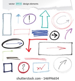 hand drawn design elements