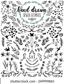 Hand drawn design elements