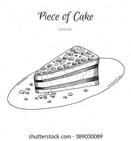 hand drawn desserts