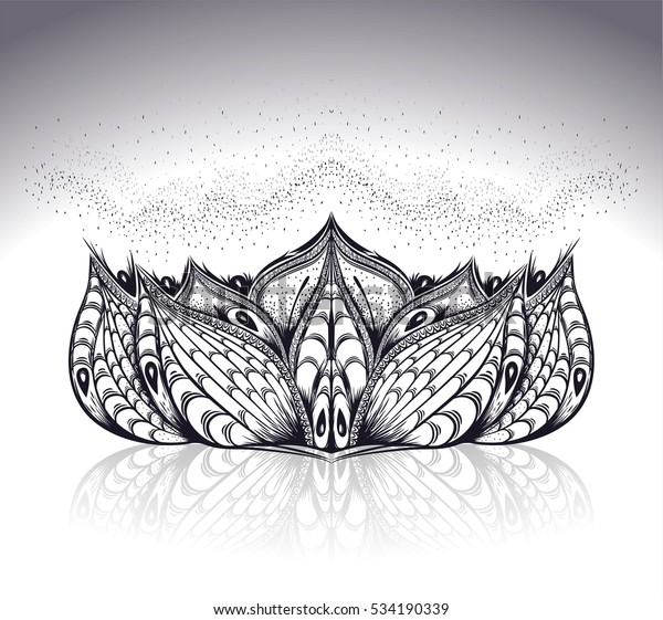 Tattoo Lotus Flower Sketch - elegant arts tattoo