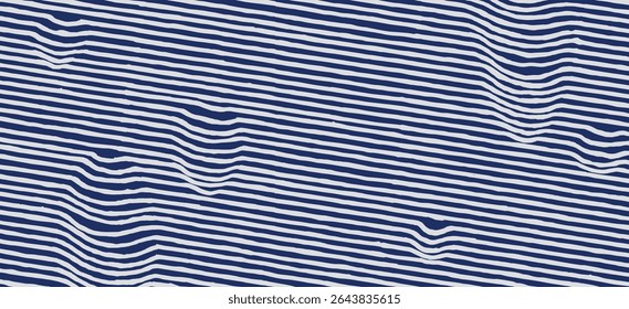 Linhas de pincel diagonal desenhadas à mão abstrato livremente tecido fio padrão em branco e azul, estilo japonês criativo listras fundo em branco e azul, gráfico simples para têxtil, tapete
