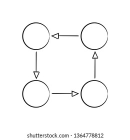 hand drawn diagram template for presentation 