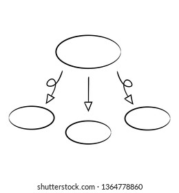 hand drawn diagram template for presentation 