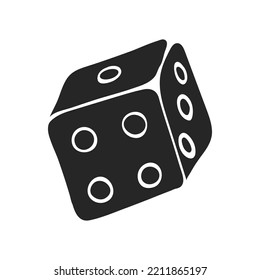 Hand drawn Dice vector illustration