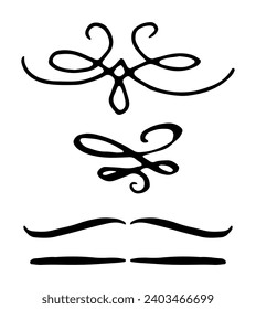 Hand drawn divider pack element
